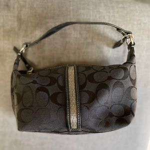 Coach black shoulder bag